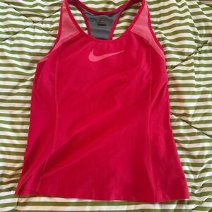 Nike Hot Pink Racerback Dri-FIT Tank Top